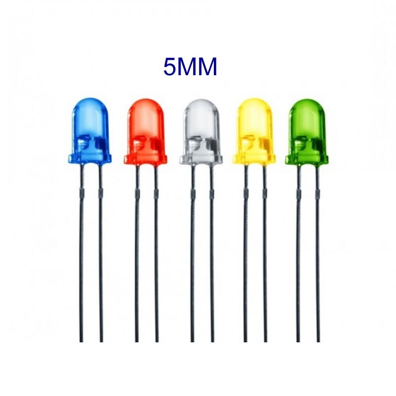 Led Diode Modul Diode LED 5mm – rouge, vert, jaune, bleu,blanc | Abrid Maroc